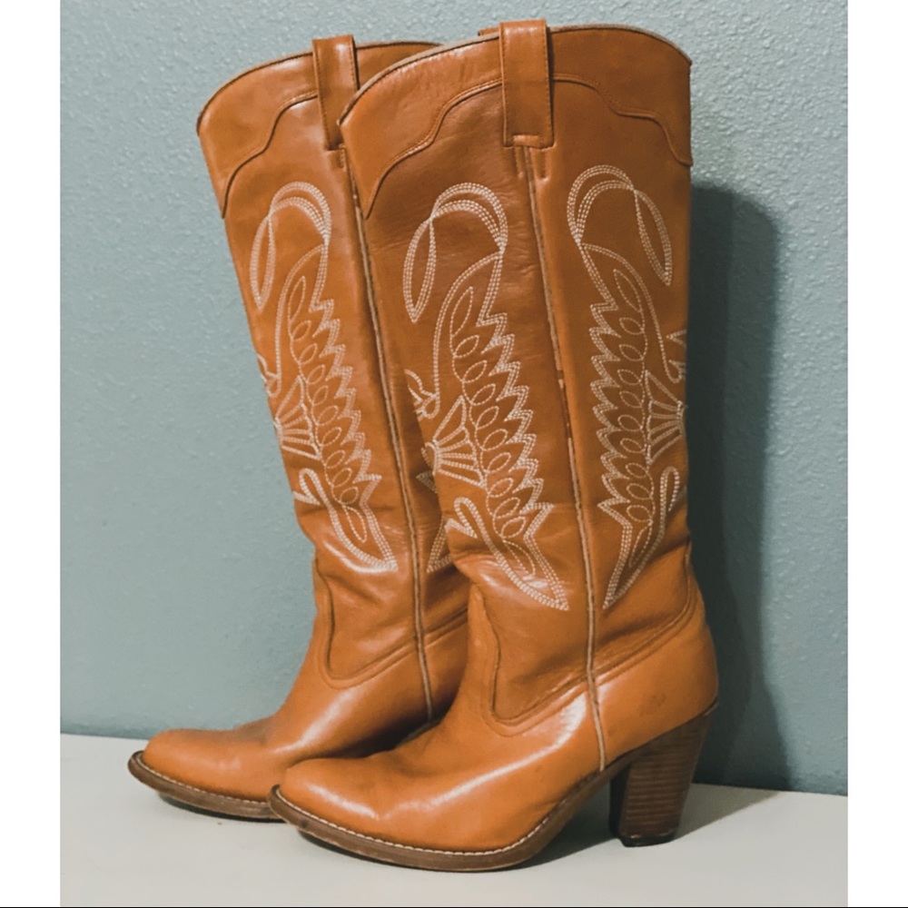 Jeffrey Campbell western knee high boots